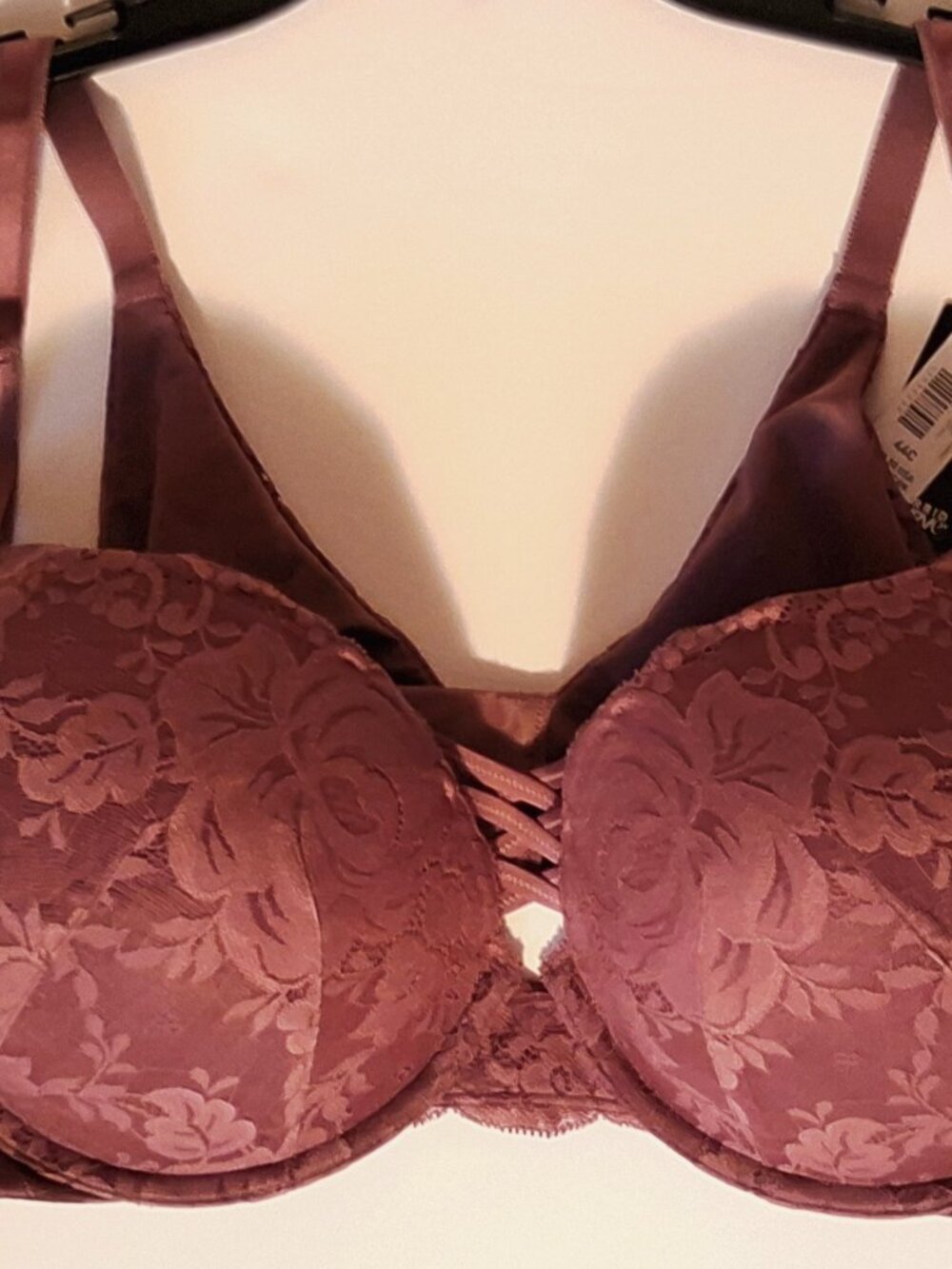 Torrid Curve Push-Up Plunge 360° Back Smoothing Dark Cranberry Color Bra